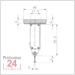 Käfer K32 Fühlhebelmessgerät 0,8 / 0,01 mm 
Messeinsatz: 11,8 mm / Außenring: 32 mm
30027 / Bezifferung: 40-0-40 / Bauform: vertikal