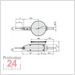 Mitutoyo Serie 513 Fühlhebelmessgerät 0,8 / 0,01 mm 
Messeinsatz: 17,4 mm / Außenring: 40 mm
513-404-10E / Bezifferung: 0-40-0 / Bauform: horizontal
Aktionspreis gültig bis 31.05.2025