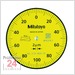 Mitutoyo Serie 513 Fühlhebelmessgerät 0,2 / 0,002 mm 
Messeinsatz: 18,7 mm / Außenring: 40 mm
513-485-10E / Bezifferung: 0-100-0 / Bauform: parallel