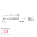 Mitutoyo Taster D= 0,5 mm Stahl
für Serie 513 / M1,7x0,35 / Länge= 41 mm
190656