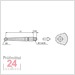 Mitutoyo Taster D= 0,7 mm Stahl
für Serie 513 / M1,7x0,35 / Länge= 41 mm
190655