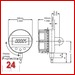 Mahr Digital Feinzeiger IP54 ±1 mm
Induktiver Feinzeiger Millimess Maxµm II / 2034205
Skalenteilungswert:  / Netzanschluss 230V