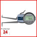 Kroeplin Schnelltaster Digital Messbereich:  50 - 70   mm
für Innen Nutenmessung Typ:  G250  
Skalenteilungswert Skw: 0,01 mm
Max. Tastarmlänge L: 85 mm