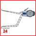 Kroeplin Schnelltaster Analog Messbereich:  130 - 180   mm
für Innen Nutenmessung Typ:  H4130  
Skalenteilungswert Skw: 0,05 mm
Max. Tastarmlänge L: 192 mm