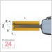Kroeplin Schnelltaster Analog 90 - 190 mm
für Innen-Nutenmessung Typ: H1290
Skalenteilungswert Skw:   0,1   mm
Max. Tastarmlänge: 566 mm