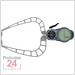 Kroeplin Schnelltaster Digital 0 - 50 mm
für Außenmessung Typ: K450S
Skalenteilungswert Skw:  0,001 / 0,002 / 0,005 / 0,01 / 0,02 / 0,05  mm
Max. Tastarmlänge: 167 mm