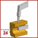 Kroeplin Schnelltaster Digital Messbereich:  0 - 20   mm
für Rohrwandmessung Typ:  C2R20  
Skalenteilungswert Skw: 0,01 mm
Max. Tastarmlänge L: 80 mm