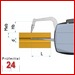 Kroeplin Schnelltaster Digital Messbereich:  0 - 20   mm
für Rohrwandmessung Typ:  C2R20S  
Skalenteilungswert Skw: 0,01 mm
Max. Tastarmlänge L: 80 mm
