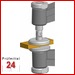 Kroeplin Schnelltaster Analog Messbereich:  0 - 10   mm
für Folien- und Schaumstoffmessung Typ:  POCO 2T  
Skalenteilungswert Skw: 0,1 mm
Max. Tastarmlänge L:  M   mm