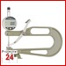 Käfer Dickenmessgerät Digital 25 mm JD 200/25
Bügeltiefe: 200 mm / Ablesung: 0,01 mm
mit Abhebevorrichtung