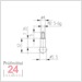 Messeinsatz für Messuhr Ø 5,5 mm Typ: 108
Stahl rostfrei  573/18 5,5
