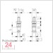 Messeinsatz für Messuhr Zylinder Ø 3,0 mm Typ: 115
Stahl rostfrei  573/24
horiz. Zylinder, Einstellmutter