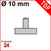Messeinsatz für Messuhr Ø  10 mm Typ: 102
Stahl rostfrei  573/11 10

