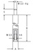 STEINLE 3902 Verlängerung für Messuhr Länge: 20 mm
Ø 4 mm, Stahl rostfrei