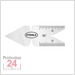 STEINLE 4109 Spitz-Gewindestahl-Schleiflehre
für 55° Whitworth Gewinde
