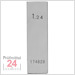 Einzel Endmaß Stahl 1,24 mm
DIN EN ISO 3650 mit Toleranzklasse: 0