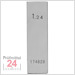 STEINLE 4201 Einzel Parallel Endmaß Stahl 1,24 mm
DIN EN ISO 3650 mit Toleranzklasse: 0