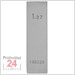STEINLE 4201 Einzel Parallel Endmaß Stahl 1,37 mm
DIN EN ISO 3650 mit Toleranzklasse: 0