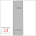 STEINLE 4201 Einzel Parallel Endmaß Stahl 1,39 mm
DIN EN ISO 3650 mit Toleranzklasse: 0
