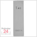 STEINLE 4201 Einzel Parallel Endmaß Stahl 1,4 mm
DIN EN ISO 3650 mit Toleranzklasse: 0