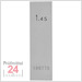 STEINLE 4201 Einzel Parallel Endmaß Stahl 1,45 mm
DIN EN ISO 3650 mit Toleranzklasse: 0