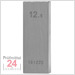 Einzel Endmaß Stahl 12,5 mm
DIN EN ISO 3650 mit Toleranzklasse: 0