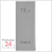 Einzel Endmaß Stahl 13,5 mm
DIN EN ISO 3650 mit Toleranzklasse: 0