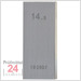 Einzel Endmaß Stahl 14,5 mm
DIN EN ISO 3650 mit Toleranzklasse: 0