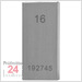 Einzel Endmaß Stahl 16 mm
DIN EN ISO 3650 mit Toleranzklasse: 0
