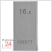 Einzel Endmaß Stahl 16,5 mm
DIN EN ISO 3650 mit Toleranzklasse: 0