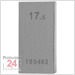 Einzel Endmaß Stahl 17,5 mm
DIN EN ISO 3650 mit Toleranzklasse: 0