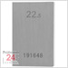 Einzel Endmaß Stahl 22,5 mm
DIN EN ISO 3650 mit Toleranzklasse: 0