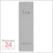 STEINLE 4202 Einzel Parallel Endmaß Stahl 1,04 mm
DIN EN ISO 3650 mit Toleranzklasse: 1