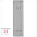 STEINLE 4202 Einzel Parallel Endmaß Stahl 1,37 mm
DIN EN ISO 3650 mit Toleranzklasse: 1