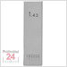 STEINLE 4202 Einzel Parallel Endmaß Stahl 1,43 mm
DIN EN ISO 3650 mit Toleranzklasse: 1