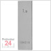 STEINLE 4202 Einzel Parallel Endmaß Stahl 1,9 mm
DIN EN ISO 3650 mit Toleranzklasse: 1
