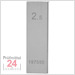 STEINLE 4202 Einzel Parallel Endmaß Stahl 2,5 mm
DIN EN ISO 3650 mit Toleranzklasse: 1