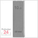 STEINLE 4202 Einzel Parallel Endmaß Stahl 10,5 mm
DIN EN ISO 3650 mit Toleranzklasse: 1