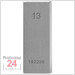 STEINLE 4202 Einzel Parallel Endmaß Stahl 13 mm
DIN EN ISO 3650 mit Toleranzklasse: 1