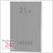 STEINLE 4202 Einzel Parallel Endmaß Stahl 21,5 mm
DIN EN ISO 3650 mit Toleranzklasse: 1