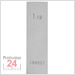 STEINLE 4213 Einzel Parallel Endmaß Stahl 1,12 mm
DIN EN ISO 3650 mit Toleranzklasse: 2