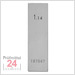 STEINLE 4213 Einzel Parallel Endmaß Stahl 1,14 mm
DIN EN ISO 3650 mit Toleranzklasse: 2
