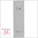 STEINLE 4213 Einzel Parallel Endmaß Stahl 1,18 mm
DIN EN ISO 3650 mit Toleranzklasse: 2