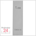 STEINLE 4213 Einzel Parallel Endmaß Stahl 1,38 mm
DIN EN ISO 3650 mit Toleranzklasse: 2
