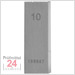 STEINLE 4213 Einzel Parallel Endmaß Stahl 10 mm
DIN EN ISO 3650 mit Toleranzklasse: 2