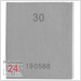 STEINLE 4213 Einzel Parallel Endmaß Stahl 30 mm
DIN EN ISO 3650 mit Toleranzklasse: 2