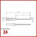 STEINLE Prüfstift Messstift  mit Griff Gruppe: D9 / 0,200 - 0,299 mm
Genauigkeitsgrad: 0, DIN 2269, Länge: 28 mm
Toleranz: ± 0,5 µm