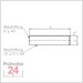 STEINLE 4312 Gruppe: C5 Prüfstift Messstift 1,28 mm
DIN 2269 - Gen: 2, Länge: 70mm