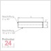 STEINLE 4322 Gruppe: C11 Prüfstift Messstift 18,84 mm
DIN 2269 - Gen: 2, Länge: 70mm