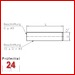 STEINLE 4338 Gruppe: B7 Prüfstift Messstift 6,01 mm
DIN 2269 - Gen: 1, Länge: 70mm